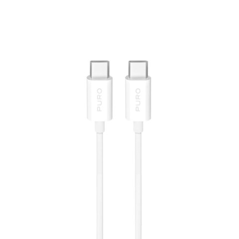 Kabel Puro TPE 25W USB-C - USB-C 3m - biały Kabel Puro TPE 25W USB-C - USB-C 3m - biały
