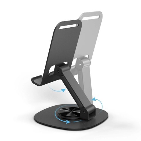 Podstawka Puro Tilt Pro aluminiowa na telefon/tablet - ciemnoszara Podstawka Puro Tilt Pro aluminiowa na telefon/tablet - ciemnoszara