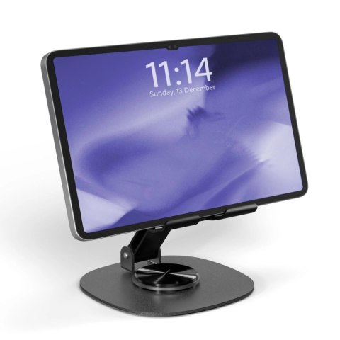 Podstawka Puro Tilt Pro aluminiowa na telefon/tablet - ciemnoszara Podstawka Puro Tilt Pro aluminiowa na telefon/tablet - ciemnoszara