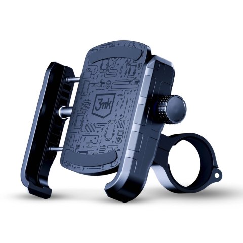 Uchwyt 3mk Steel Bike Holder rowerowy do telefonu - czarny Uchwyt 3mk Steel Bike Holder rowerowy do telefonu - czarny