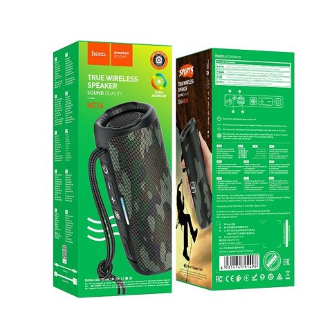 Głośnik bluetooth 2 x 5W 3h Hoco HC16 moro Głośnik bluetooth 2 x 5W 3h Hoco HC16 moro