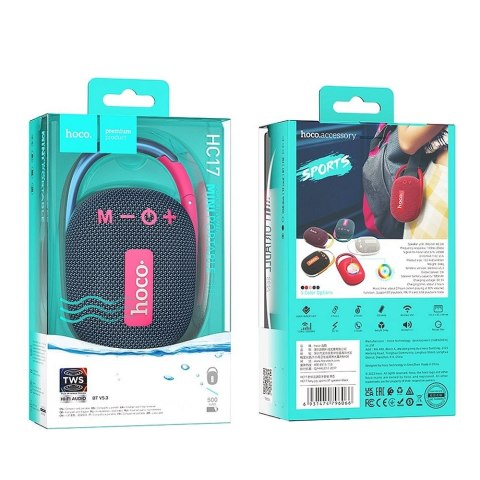 Głośnik bluetooth 5W 2h Hoco HC17 granatowy Głośnik bluetooth 5W 2h Hoco HC17 granatowy