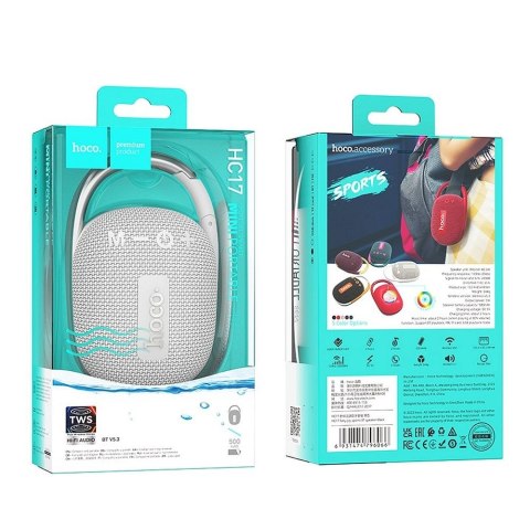 HOCO głośnik bluetooth HC17 szary HOCO głośnik bluetooth HC17 szary