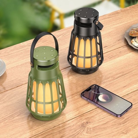 Głosnik bluetooth LED 10W Hoco BS61 zielony Głosnik bluetooth LED 10W Hoco BS61 zielony