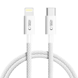 Kabel Tech-Protect UltraBoost USB-C / Lightning PD27W/3A 100 cm - szary