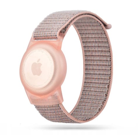 Pasek Tech-Protect Nylon dla dzieci na Apple AirTag - różowy Pasek Tech-Protect Nylon dla dzieci na Apple AirTag - różowy