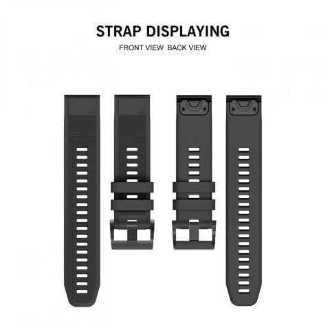 Pasek Tech-Protect Smooth na Garmin Fenix 3 / 5X / 3HR / 5X Plus / 6X / 6X Pro / 7X - czarne Pasek Tech-Protect Smooth na Garmin Fenix 3 / 5X / 3HR / 5X Plus / 6X / 6X Pro / 7X - czarne
