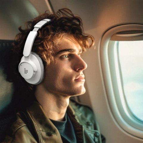 Słuchawki bezprzewodowe Tronsmart SOUNFII Q20S Hybrid ANC z aktywną redukcją hałasu - białe Słuchawki bezprzewodowe Tronsmart SOUNFII Q20S Hybrid ANC z aktywną redukcją hałasu - białe