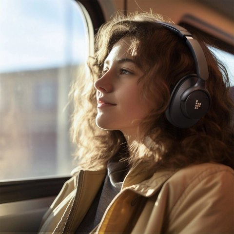 Słuchawki bezprzewodowe Tronsmart SOUNFII Q20S Hybrid ANC z aktywną redukcją hałasu - czarne Słuchawki bezprzewodowe Tronsmart SOUNFII Q20S Hybrid ANC z aktywną redukcją hałasu - czarne