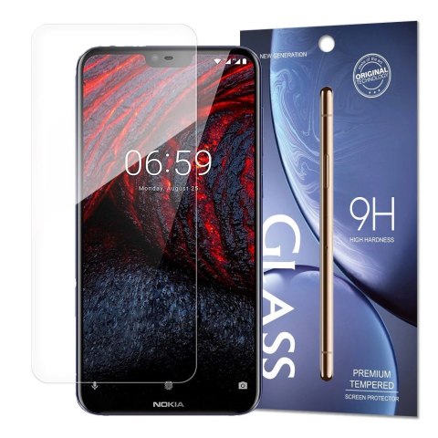 Tempered Glass szkło hartowane 9H Nokia 6.1 Plus / Nokia X6 2018 (opakowanie - koperta) Tempered Glass szkło hartowane 9H Nokia 6.1 Plus / Nokia X6 2018 (opakowanie - koperta)