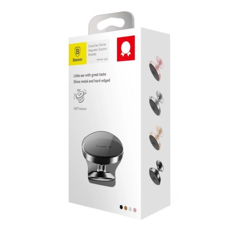 Uchwyt Baseus Small Ears Series SUER-B01 magnetyczny samochodowy na deskę rozdzielczą - czarny Uchwyt Baseus Small Ears Series SUER-B01 magnetyczny samochodowy na deskę rozdzielczą - czarny
