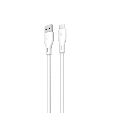Dudao przewód kabel USB / USB Typ C 5A 1m biały (L2T 1m white) Dudao przewód kabel USB / USB Typ C 5A 1m biały (L2T 1m white)