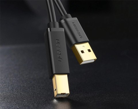 Ugreen kabel przewód USB - USB Typ B (kabel do drukarki) 3m czarny (10351) Ugreen kabel przewód USB - USB Typ B (kabel do drukarki) 3m czarny (10351)