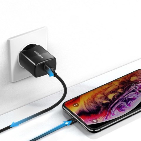 Ugreen ładowarka sieciowa USB 2,1A czarny (50459) Ugreen ładowarka sieciowa USB 2,1A czarny (50459)