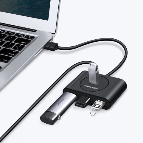Ugreen rozdzielacz HUB 4x USB 3.2 Gen 1 (kabel 0,5 m) czarny (20290) Ugreen rozdzielacz HUB 4x USB 3.2 Gen 1 (kabel 0,5 m) czarny (20290)