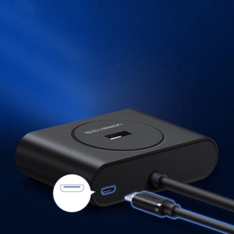 Ugreen rozdzielacz HUB 4x USB 3.2 Gen 1 (kabel 0,5 m) czarny (20290) Ugreen rozdzielacz HUB 4x USB 3.2 Gen 1 (kabel 0,5 m) czarny (20290)