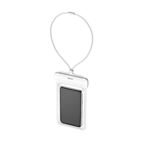 Baseus uniwersalny wodoodporny pokrowiec etui na telefon (max 7,2'') na basen nad wodę IPX8 biały (ACFSD-D02) Baseus uniwersalny wodoodporny pokrowiec etui na telefon (max 7,2'') na basen nad wodę IPX8 biały (ACFSD-D02)