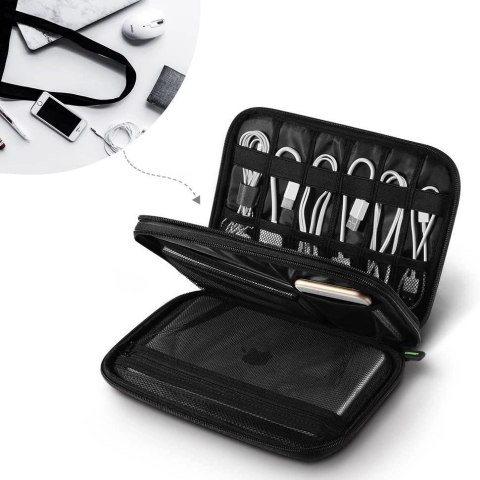 Ugreen etui pudełko na dysk twardy HDD SSD telefon kable akcesoria 24,5 x 17,5 x 5 cm szary (50147 LP149) Ugreen etui pudełko na dysk twardy HDD SSD telefon kable akcesoria 24,5 x 17,5 x 5 cm szary (50147 LP149)