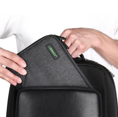 Ugreen etui pudełko na dysk twardy HDD SSD telefon kable akcesoria 24,5 x 17,5 x 5 cm szary (50147 LP149) Ugreen etui pudełko na dysk twardy HDD SSD telefon kable akcesoria 24,5 x 17,5 x 5 cm szary (50147 LP149)