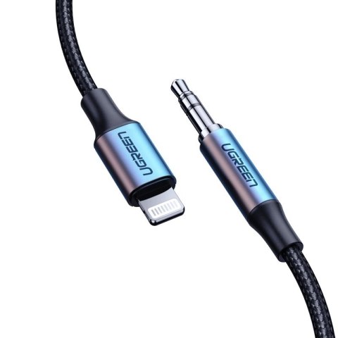 Ugreen kabel przewód audio AUX MFI Lightning - 3,5 mm mini jack 1 m szary (70509) Ugreen kabel przewód audio AUX MFI Lightning - 3,5 mm mini jack 1 m szary (70509)