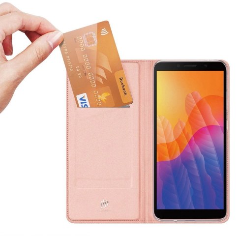 DUX DUCIS Skin Pro kabura etui pokrowiec z klapką Huawei Y5p różowy DUX DUCIS Skin Pro kabura etui pokrowiec z klapką Huawei Y5p różowy