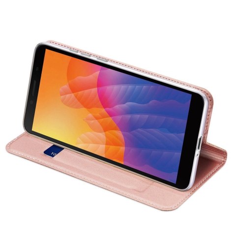 DUX DUCIS Skin Pro kabura etui pokrowiec z klapką Huawei Y5p różowy DUX DUCIS Skin Pro kabura etui pokrowiec z klapką Huawei Y5p różowy