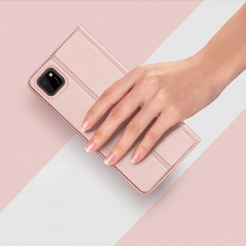 DUX DUCIS Skin Pro kabura etui pokrowiec z klapką Huawei Y5p różowy DUX DUCIS Skin Pro kabura etui pokrowiec z klapką Huawei Y5p różowy