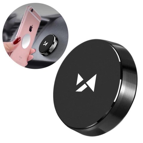 Wozinsky samoprzylepny magnetyczny uchwyt samochodowy na deskę rozdzielczą czarny (WMH-02) Wozinsky samoprzylepny magnetyczny uchwyt samochodowy na deskę rozdzielczą czarny (WMH-02)