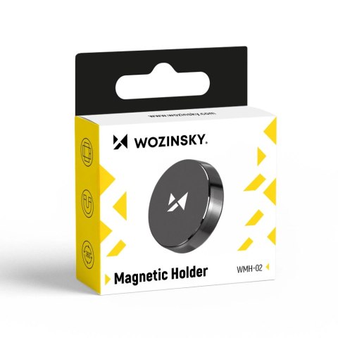 Wozinsky samoprzylepny magnetyczny uchwyt samochodowy na deskę rozdzielczą czarny (WMH-02) Wozinsky samoprzylepny magnetyczny uchwyt samochodowy na deskę rozdzielczą czarny (WMH-02)