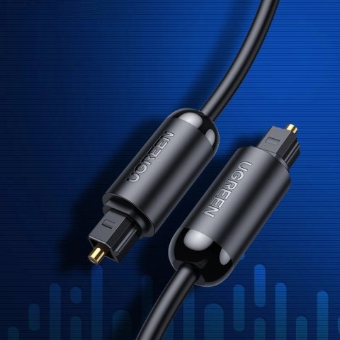 Kabel Ugreen AV122 70891 optyczny audio Toslink / SPDIF 1.5m - czarny