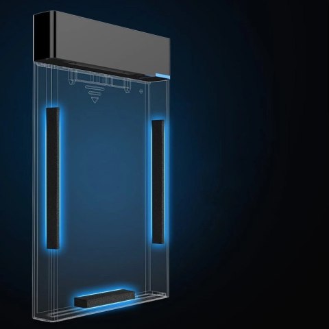 Ugreen kieszeń na dysk HDD SSD obudowa dysku SATA 2,5'' USB 3.2 Gen 1 (5 Gbps) micro USB SuperSpeed + kabel 0,5 m czarny (US221 Ugreen kieszeń na dysk HDD SSD obudowa dysku SATA 2,5'' USB 3.2 Gen 1 (5 Gbps) micro USB SuperSpeed + kabel 0,5 m czarny (US221