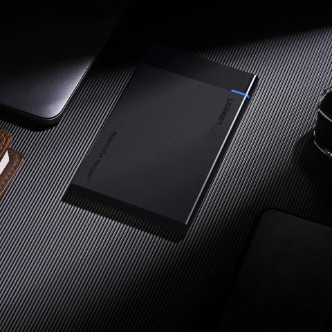 Ugreen kieszeń na dysk HDD SSD obudowa dysku SATA 2,5'' USB 3.2 Gen 1 (5 Gbps) micro USB SuperSpeed + kabel 0,5 m czarny (US221 Ugreen kieszeń na dysk HDD SSD obudowa dysku SATA 2,5'' USB 3.2 Gen 1 (5 Gbps) micro USB SuperSpeed + kabel 0,5 m czarny (US221