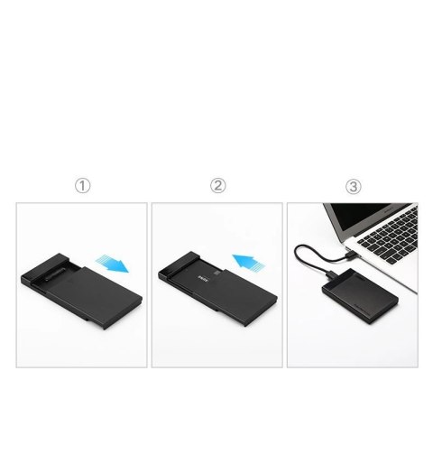 Ugreen kieszeń na dysk HDD SSD obudowa dysku SATA 2,5'' USB 3.2 Gen 1 (5 Gbps) micro USB SuperSpeed + kabel 0,5 m czarny (US221 Ugreen kieszeń na dysk HDD SSD obudowa dysku SATA 2,5'' USB 3.2 Gen 1 (5 Gbps) micro USB SuperSpeed + kabel 0,5 m czarny (US221
