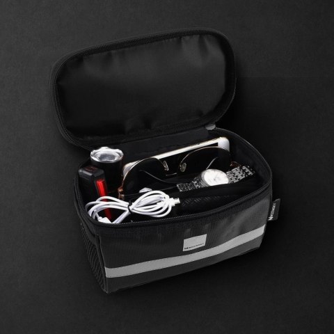 Wozinsky torba rowerowa na kierownicę z etui na telefon 2 l czarny (WBB12BK) Wozinsky torba rowerowa na kierownicę z etui na telefon 2 l czarny (WBB12BK)
