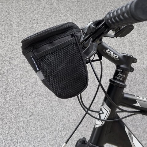 Wozinsky torba rowerowa na kierownicę z etui na telefon 2 l czarny (WBB12BK) Wozinsky torba rowerowa na kierownicę z etui na telefon 2 l czarny (WBB12BK)