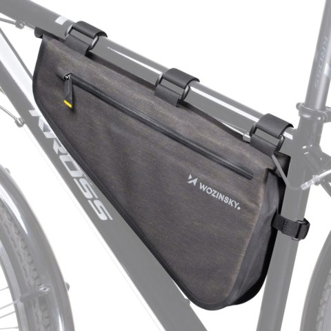 Wozinsky torba rowerowa na ramę roweru 3.5 l szara (WBB15BK) Wozinsky torba rowerowa na ramę roweru 3.5 l szara (WBB15BK)
