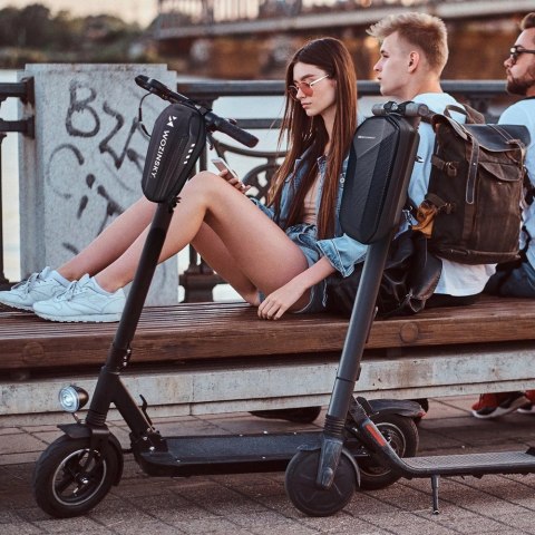 Wozinsky wodoodporna torba na kierownicę hulajnogi torba na hulajnogę 2 l czarna (WSB3BK) Wozinsky wodoodporna torba na kierownicę hulajnogi torba na hulajnogę 2 l czarna (WSB3BK)