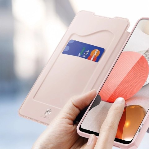 DUX DUCIS Skin X kabura etui pokrowiec z klapką Samsung Galaxy A42 5G różowy DUX DUCIS Skin X kabura etui pokrowiec z klapką Samsung Galaxy A42 5G różowy