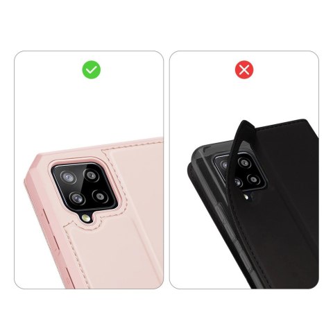 DUX DUCIS Skin X kabura etui pokrowiec z klapką Samsung Galaxy A42 5G różowy DUX DUCIS Skin X kabura etui pokrowiec z klapką Samsung Galaxy A42 5G różowy