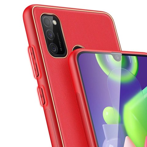 Dux Ducis Yolo eleganckie etui pokrowiec ze skóry ekologicznej Samsung Galaxy M30s czerwony Dux Ducis Yolo eleganckie etui pokrowiec ze skóry ekologicznej Samsung Galaxy M30s czerwony