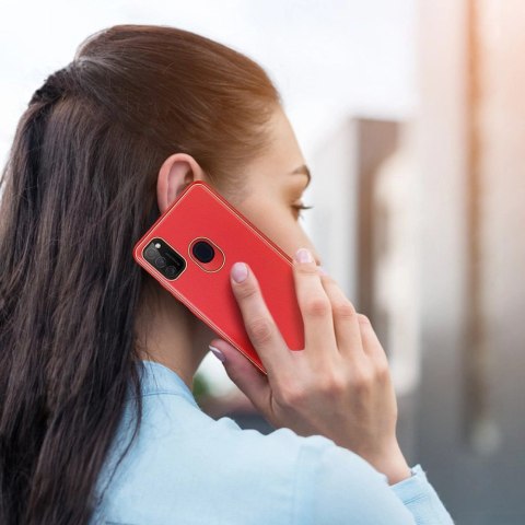 Dux Ducis Yolo eleganckie etui pokrowiec ze skóry ekologicznej Samsung Galaxy M30s czerwony Dux Ducis Yolo eleganckie etui pokrowiec ze skóry ekologicznej Samsung Galaxy M30s czerwony