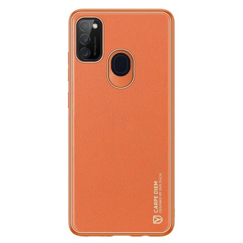 Dux Ducis Yolo eleganckie etui pokrowiec ze skóry ekologicznej Samsung Galaxy M30s pomarańczowy Dux Ducis Yolo eleganckie etui pokrowiec ze skóry ekologicznej Samsung Galaxy M30s pomarańczowy