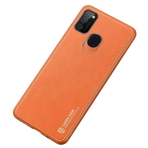 Dux Ducis Yolo eleganckie etui pokrowiec ze skóry ekologicznej Samsung Galaxy M30s pomarańczowy Dux Ducis Yolo eleganckie etui pokrowiec ze skóry ekologicznej Samsung Galaxy M30s pomarańczowy