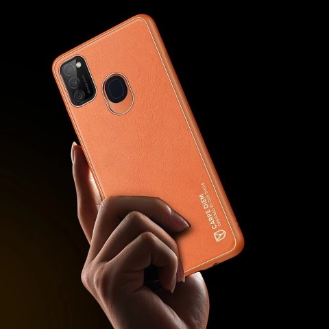 Dux Ducis Yolo eleganckie etui pokrowiec ze skóry ekologicznej Samsung Galaxy M30s pomarańczowy Dux Ducis Yolo eleganckie etui pokrowiec ze skóry ekologicznej Samsung Galaxy M30s pomarańczowy
