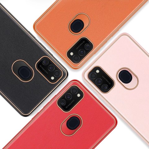 Dux Ducis Yolo eleganckie etui pokrowiec ze skóry ekologicznej Samsung Galaxy M30s pomarańczowy Dux Ducis Yolo eleganckie etui pokrowiec ze skóry ekologicznej Samsung Galaxy M30s pomarańczowy