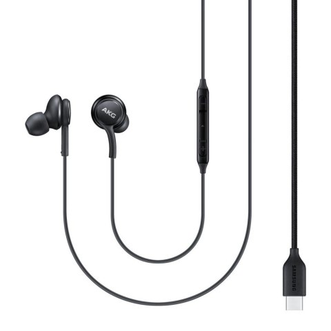 Słuchawki Samsung AKG EO-IC100BBEGEU przewodowe dokanałowe USB-C - czarne Słuchawki Samsung AKG EO-IC100BBEGEU przewodowe dokanałowe USB-C - czarne