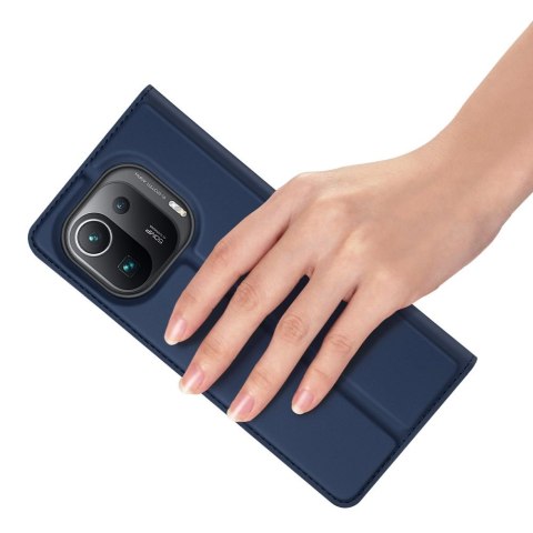 DUX DUCIS Skin Pro kabura etui pokrowiec z klapką Xiaomi Mi 11 Pro niebieski DUX DUCIS Skin Pro kabura etui pokrowiec z klapką Xiaomi Mi 11 Pro niebieski