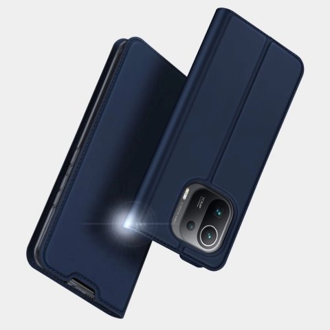 DUX DUCIS Skin Pro kabura etui pokrowiec z klapką Xiaomi Mi 11 Pro niebieski DUX DUCIS Skin Pro kabura etui pokrowiec z klapką Xiaomi Mi 11 Pro niebieski