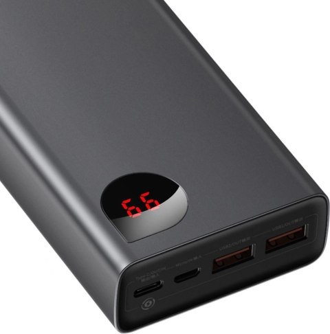 Baseus Adaman powerbank 2x USB / 1x USB Typ C / 1x micro USB 20000mAh 65W Quick Charge 3.0 Power Delivery czarny (PPIMDA-D01) Baseus Adaman powerbank 2x USB / 1x USB Typ C / 1x micro USB 20000mAh 65W Quick Charge 3.0 Power Delivery czarny (PPIMDA-D01)