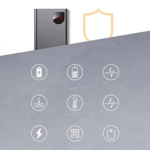 Baseus Adaman powerbank 2x USB / 1x USB Typ C / 1x micro USB 20000mAh 65W Quick Charge 3.0 Power Delivery czarny (PPIMDA-D01) Baseus Adaman powerbank 2x USB / 1x USB Typ C / 1x micro USB 20000mAh 65W Quick Charge 3.0 Power Delivery czarny (PPIMDA-D01)